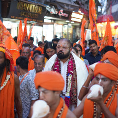 Hanuman Jayanti Dhwaja Seva – ₹1,100 | Dhwaja, Chana Gud, Laddoo & Paan Bida Bhog