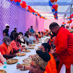 Hanuman Jayanti Dhwaja Seva – ₹1,100 | Dhwaja, Chana Gud, Laddoo & Paan Bida Bhog