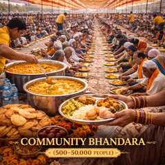 Hanuman Jayanti Copper Gada Seva – ₹5,100 | Sacred Copper Gada & 1.25 Kg Desi Ghee Laddoo Bhog