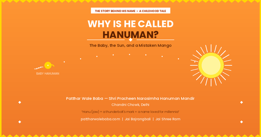 Why Is He Called Hanuman? The Charming Story of a Baby, a Thunderbolt, and a Mistaken Mango in the Sky