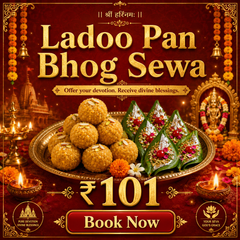 Laddu Paan Bhog Sewa - ₹101