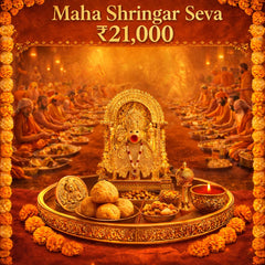Hanuman Jayanti Maha Shringar Seva – ₹21,000 | Sampoorn Shringar + Siddh Pratima, Siddh Gada & Prasad at Home